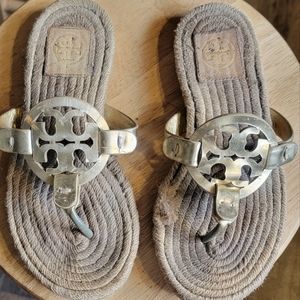 Tori Birch Miller sandals gold